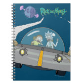 RICK EN MORTY™ | Vliegen in ruimtevaart Notitieboek (Voorkant)