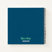 RICK EN MORTY™ | Vliegen in ruimtevaart Notitieboek (Achterkant)