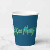 RICK EN MORTY™ | Vliegen in ruimtevaart Papieren Bekers (Achterkant)