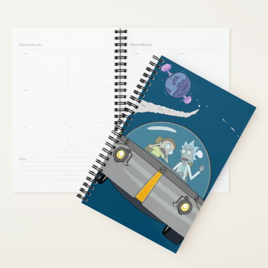 RICK EN MORTY™ | Vliegen in ruimtevaart Planner (Display)