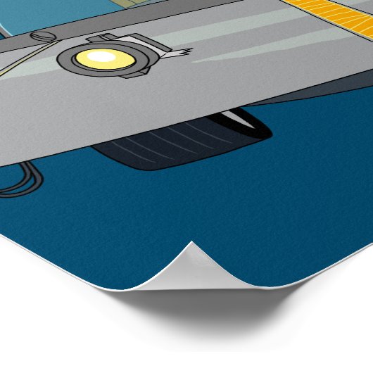 RICK EN MORTY™ | Vliegen in ruimtevaart Poster (Hoek)