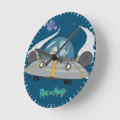 RICK EN MORTY™ | Vliegen in ruimtevaart Ronde Klok (Hoek)