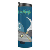 RICK EN MORTY™ | Vliegen in ruimtevaart Thermosbeker (Geroteerd rechts)