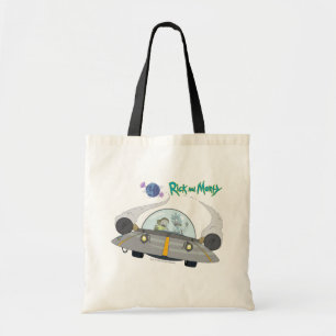 RICK EN MORTY™ Vliegen in ruimtevaart Tote Bag