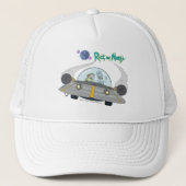 RICK EN MORTY™ | Vliegen in ruimtevaart Trucker Pet (Voorkant)