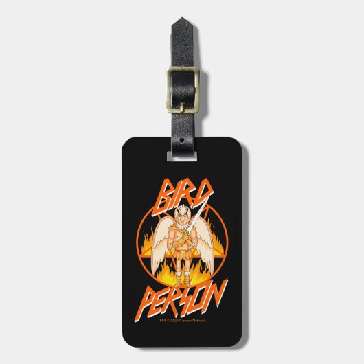 RICK EN MORTY™ | Vogeldrager Bagagelabel (Voorkant verticaal)