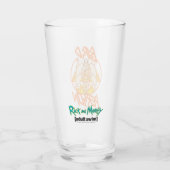 RICK EN MORTY™ | Vogeldrager Glas (Achterkant)