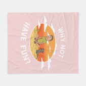 RICK EN MORTY™ | Waarom hebben we geen flauw gevoe Fleece Deken (Voorkant (Horizontaal))