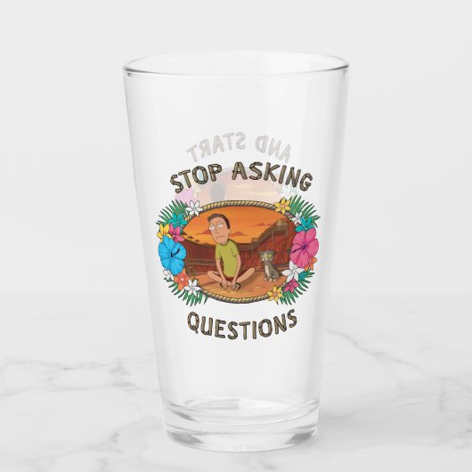 RICK EN MORTY™ | Waarom hebben we geen flauw gevoe Glas (Voorkant)