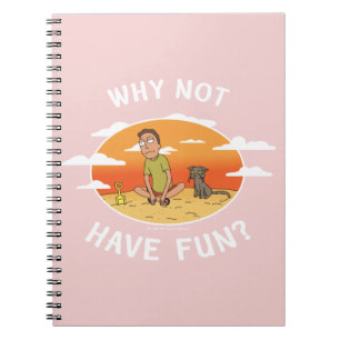 RICK EN MORTY™   Waarom hebben we geen flauw gevoe Notitieboek