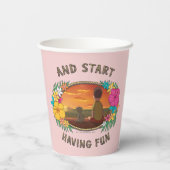 RICK EN MORTY™ | Waarom hebben we geen flauw gevoe Papieren Bekers (Achterkant)