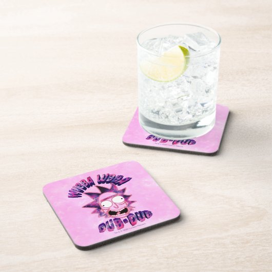 RICK EN MORTY™ | Wubba Lubba Dub-Dub Bier Onderzetter (Rechterzijde)