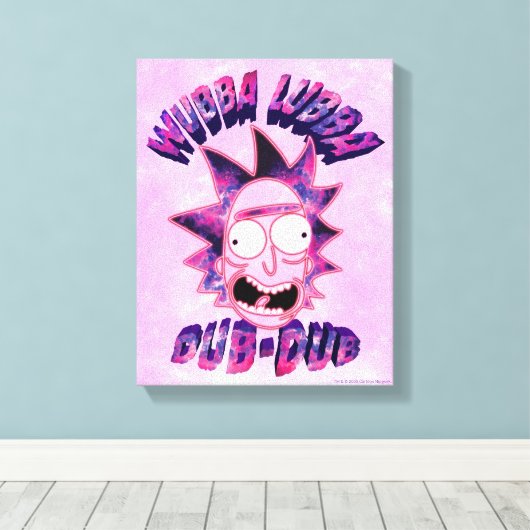 RICK EN MORTY™ | Wubba Lubba Dub-Dub Canvas Afdruk (Insitu (Houten vloer))