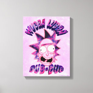 RICK EN MORTY™   Wubba Lubba Dub-Dub Canvas Afdruk