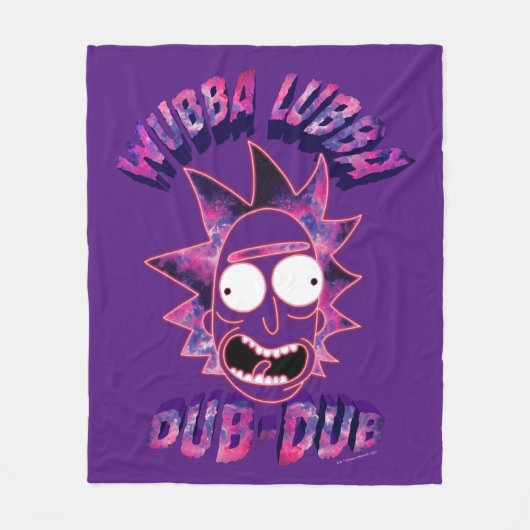 RICK EN MORTY™ | Wubba Lubba Dub-Dub Fleece Deken (Voorkant)