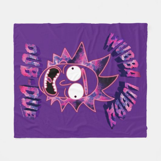 RICK EN MORTY™ | Wubba Lubba Dub-Dub Fleece Deken (Voorkant (Horizontaal))