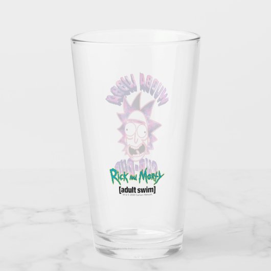 RICK EN MORTY™ | Wubba Lubba Dub-Dub Glas (Achterkant)