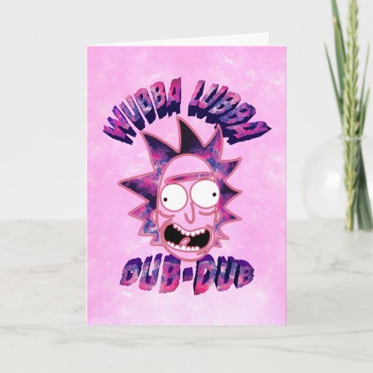 RICK EN MORTY™ | Wubba Lubba Dub-Dub Kaart (Voorkant)