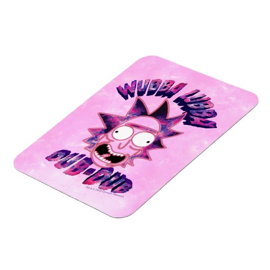 RICK EN MORTY™ | Wubba Lubba Dub-Dub Magneet (Linkerzijde)