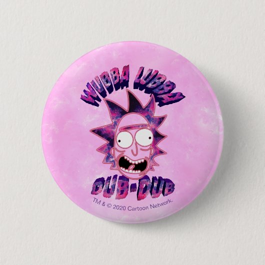 RICK EN MORTY™ | Wubba Lubba Dub-Dub Ronde Button 5,7 Cm (Voorkant)