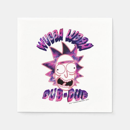 RICK EN MORTY™ | Wubba Lubba Dub-Dub Servet (Voorkant)
