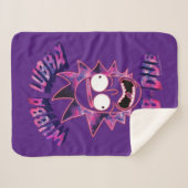 RICK EN MORTY™ | Wubba Lubba Dub-Dub Sherpa Deken (Voorkant (horizontaal))