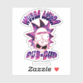RICK EN MORTY™ | Wubba Lubba Dub-Dub Sticker (Vel)