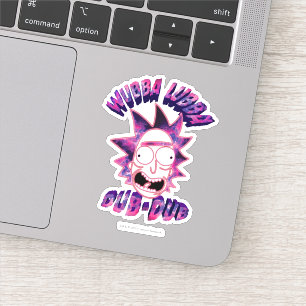 RICK EN MORTY™   Wubba Lubba Dub-Dub Sticker