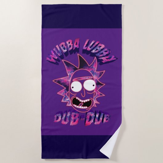RICK EN MORTY™ | Wubba Lubba Dub-Dub Strandlaken (Voorkant)