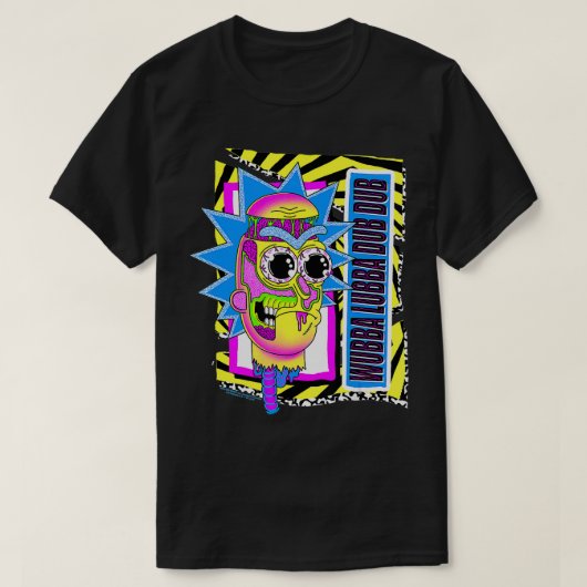 Rick en Morty Wubba Lubba Dub Dub T-shirt (Design voorkant)