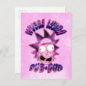 RICK EN MORTY™ | Wubba Lubba Dub-Dub Uitnodiging Briefkaart (Voorkant / Achterkant)
