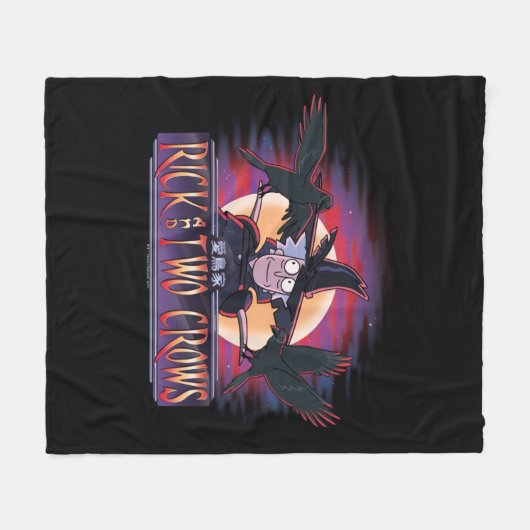 Rick en Two Crows Fleece Deken (Voorkant (Horizontaal))