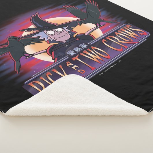 Rick en Two Crows Sherpa Deken (3/4)