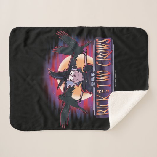 Rick en Two Crows Sherpa Deken (Voorkant (horizontaal))