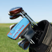 Rick Kelly Golf League Putter Hoesje Golfheadcover (Insitu)