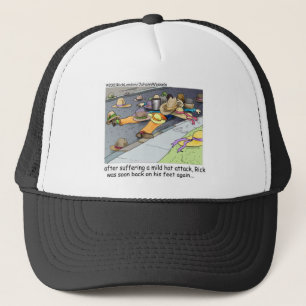 Rick krijgt een hoedenaanval Cartoon cadeaus & T-s Trucker Pet