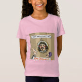 Rick Londen Cartoons Descartes Klok Comic T-shirt (Voorkant)