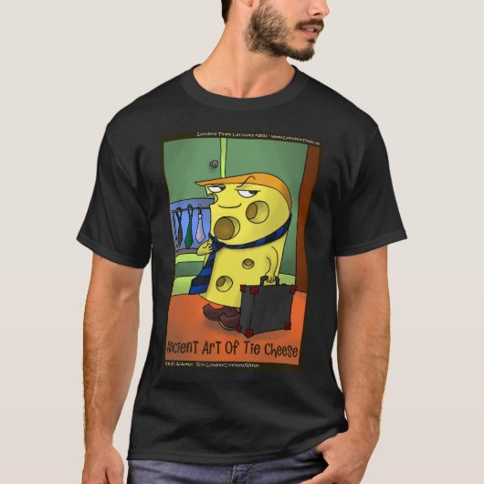 Rick London Ancient Art of Stropdas Cheese Comic T T-shirt (Voorkant)