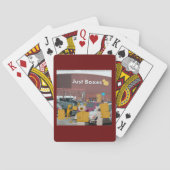 Rick London Big Box Stores voor Katten Comic Pokerkaarten (Achterkant)