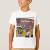 Rick London Big Box Stores voor Katten Comic T-shirt (Voorkant)