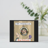 Rick London Cartoons Funny Descartes Briefkaart (Staand voorkant)