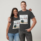 Rick London Cartoons Grappige Bowling Comic  T-shirt (Unisex)