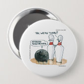 Rick London Cartoons Grappige strip Ronde Button 4,0 Cm (Voorkant /achterkant)