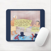 Rick London Comic Sneeuwman Muismat (Met muis)