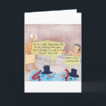 Rick London Comic Snowman Funny Gifts Feestdagen Kaart<br><div class="desc">U bekijkt een geschenk, t-shirt, mok, hoesje van mobiele apparaten, een ecofentraal tas, pet, sleutelhanger of een ander collectief geschenk dat door Rick London van Google wordt gemaakt #1 gerangschikt tegen Cartoons van de Londense Times. Dit object heet "Snowman Vacations". Elk artikel wordt vervaardigd uit materialen van de hoogste kwaliteit...</div>