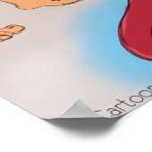 Rick London Comic Snowman Funny Poster (Hoek)