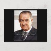 Rick London Design LBJ "Weet wat juist is" Briefkaart (Voorkant)