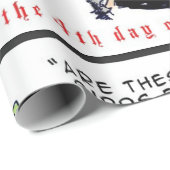 Rick London Ernestine Calling Birds Xmas Cadeaupapier (Rol Hoek)