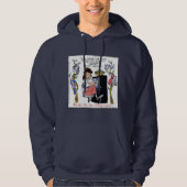 Rick London Ernestine Calling Birds Xmas Hoodie (Voorkant)