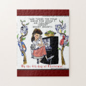 Rick London Ernestine Calling Birds Xmas Legpuzzel (Verticaal)